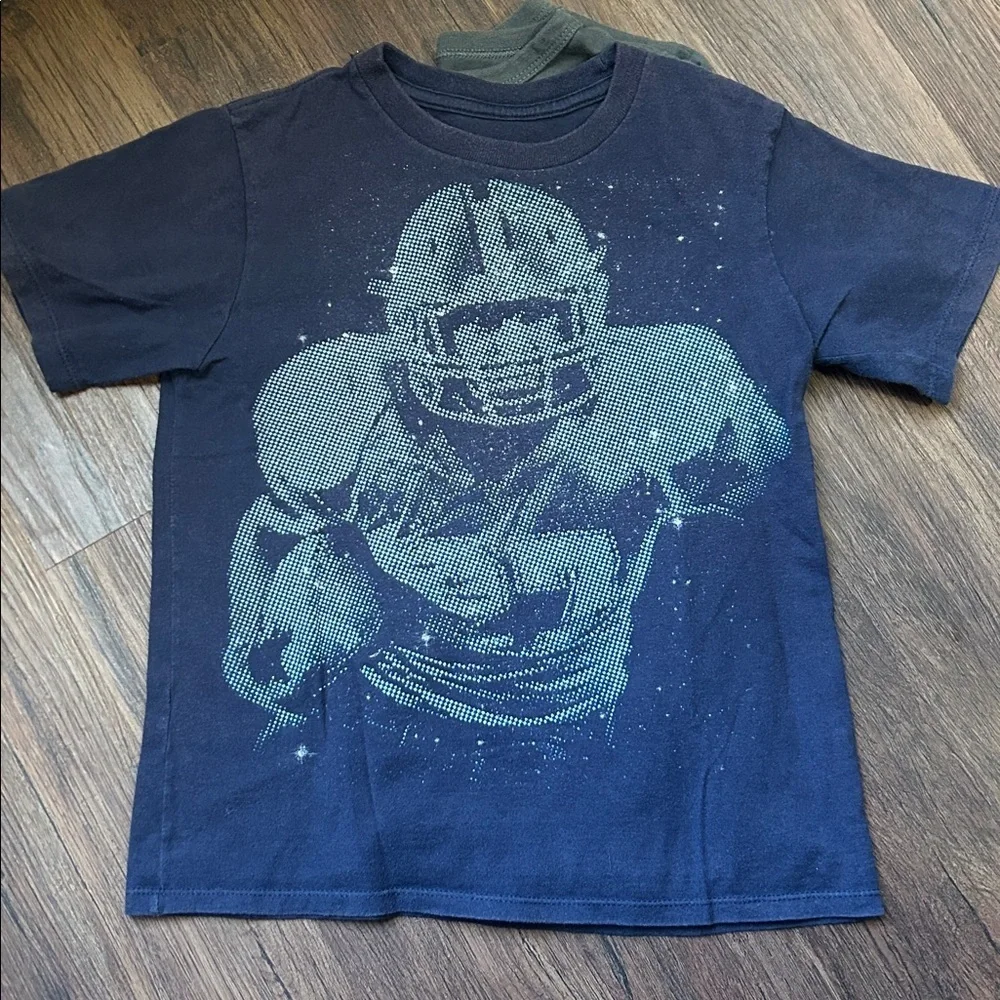 Children's Place football T-shirt bundle, multi colored size 5/6 youth